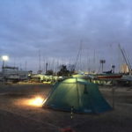 霞ケ浦ラクスマリーナでキャンプと釣りをしてきました（4月