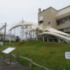 道の駅和田浦の鯨資料館とシロナガスクジラ